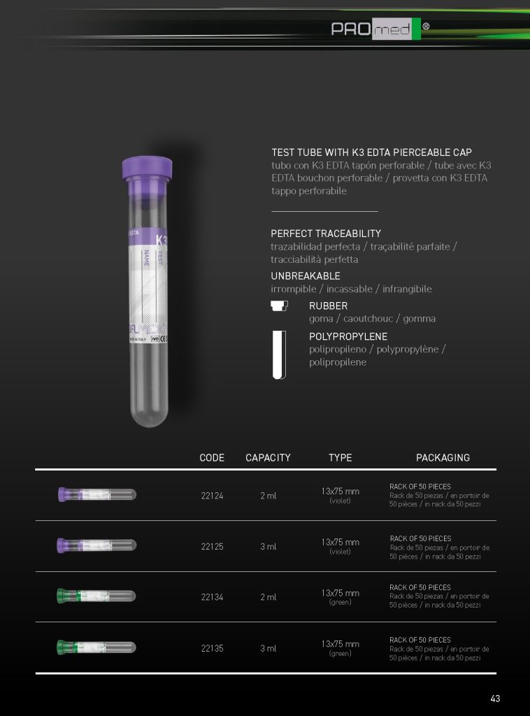 K3 edta tubes