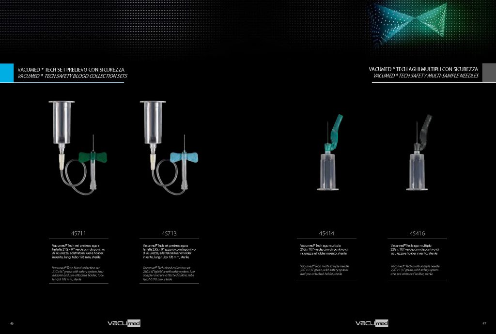 Vacumed® Blood needle sets