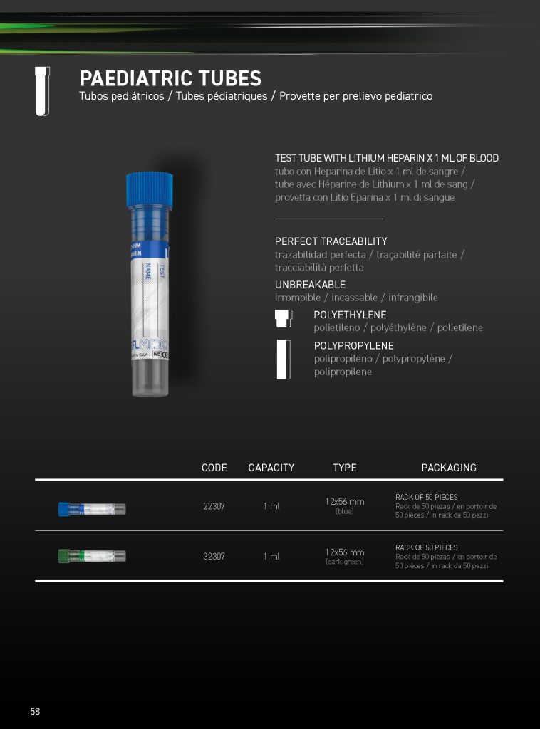 Pediatric tubes