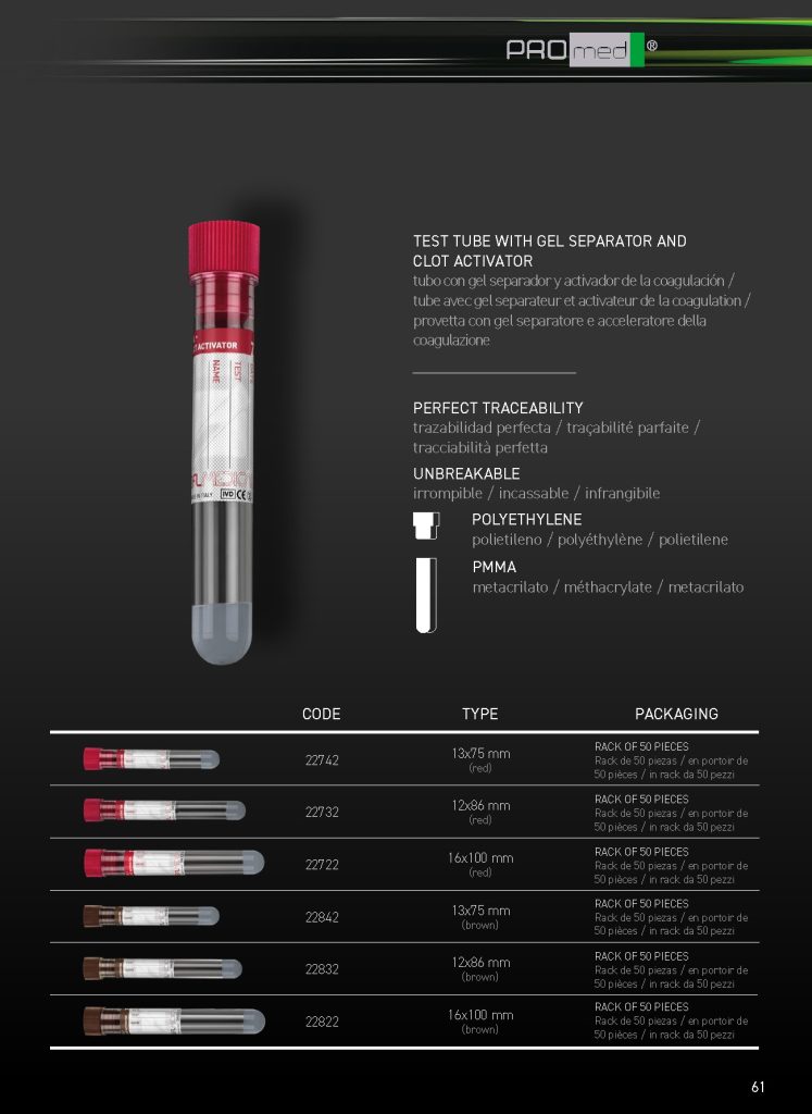 Serum separator tubes