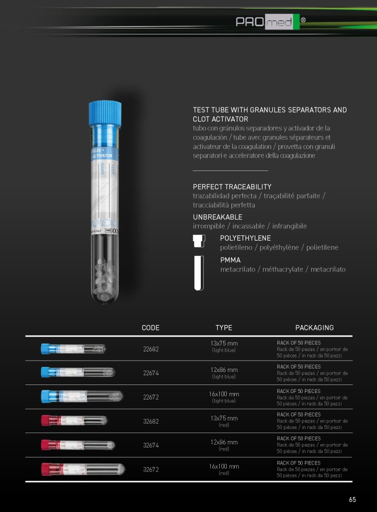 Serum separator tubes