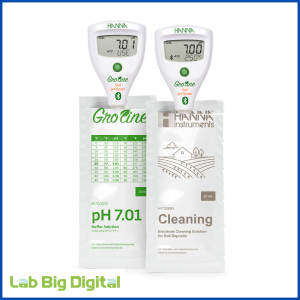 Bút đo pH/nhiệt độ HALO2 Bluetooth trực tiếp trong đất và nước HI9810302